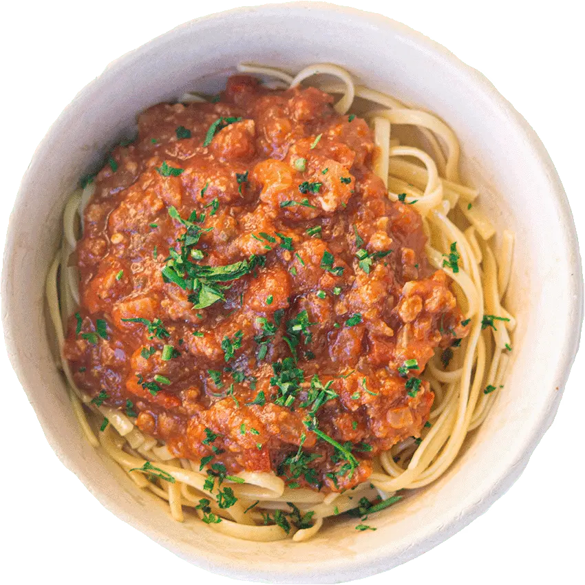 Mamma My Friend - Pasta con salsa boloñesa casera